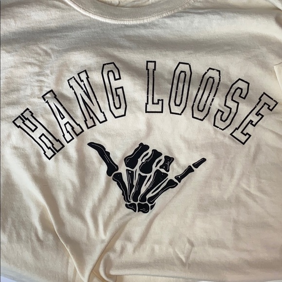 Hang Loose Off White oversized t-shirt - Picture 3 of 4